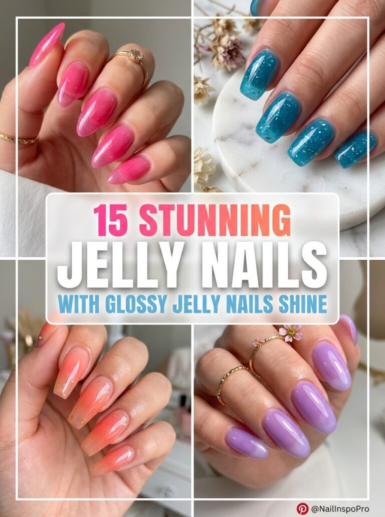 Best 15 Stunning Jelly Nails That Look Good Enough to Eat