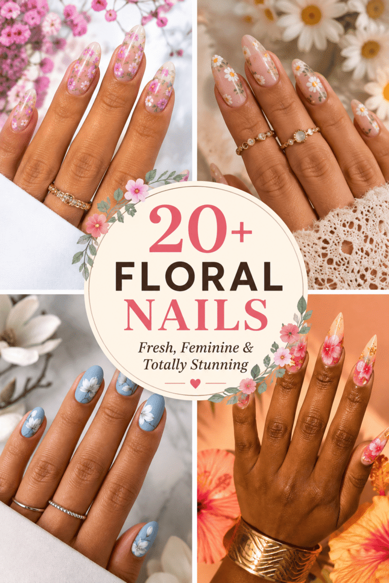 Top spring floral nail trends to try this year